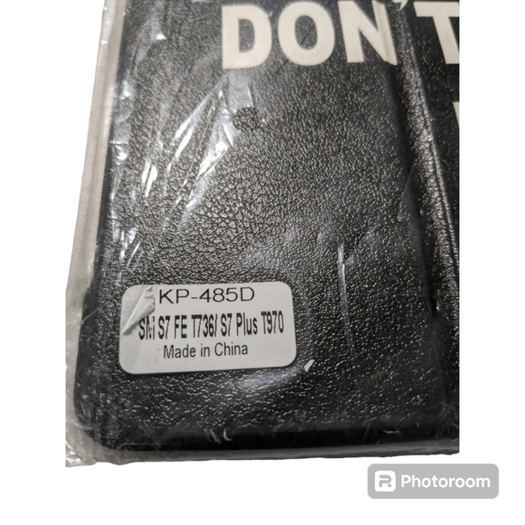 Tablet Case/Cover.  S7 FE T736/ S7 Plus T970. Black and White. - Picture 2 of 8